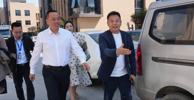 Luzhou Economic Zone Delegation Tours STRONGEST LASER