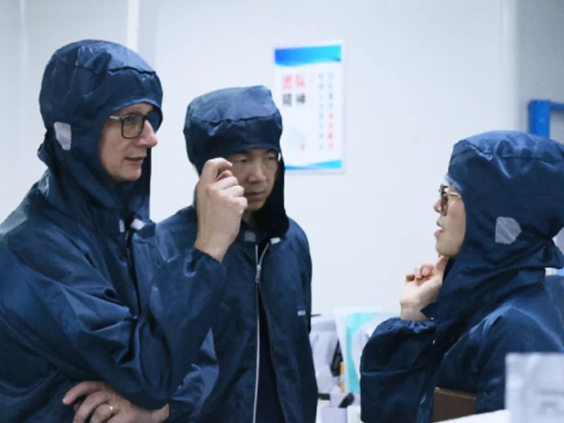 New Zealand Client Visits STRION LASER