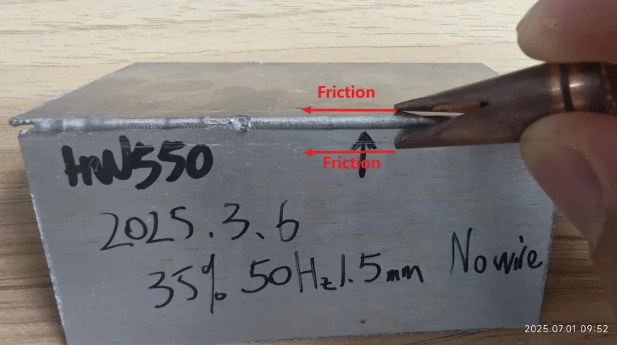 no wire feeding welding