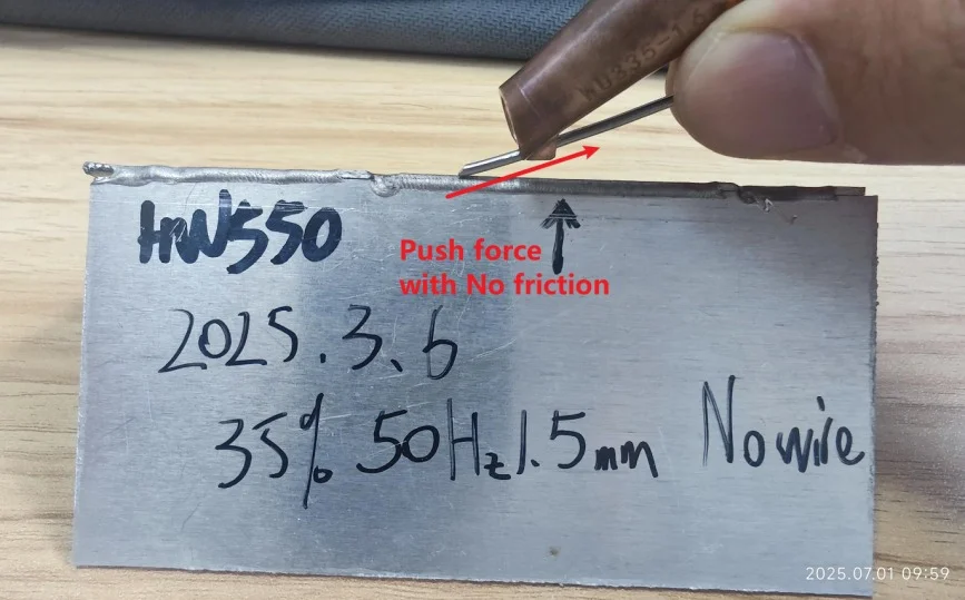 wire feeding welding