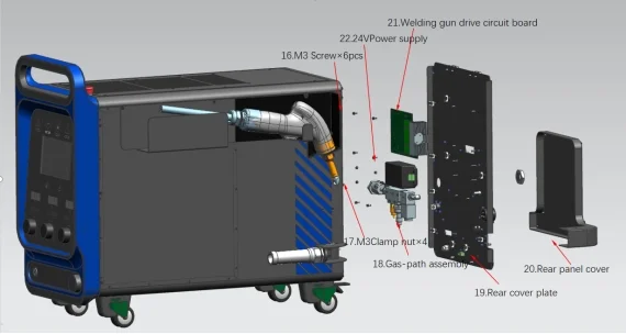 meticulously engineered structure of laser weld