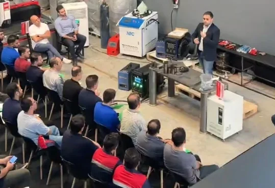 live laser welding machine demonstrations