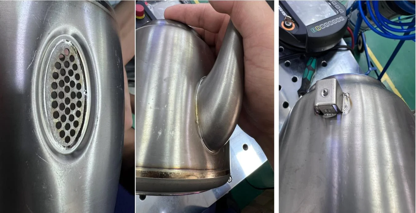 welding for titanium alloy teapot