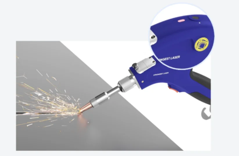 New Product Launch –LITE S Series Laser Welding Machines – Advantage ①: Simple, Efficient, High-Performance | Sichuan Strongest Laser Technology Co., Ltd New Product Launch –LITE S Series Laser Welding Machines – Advantage ①: Simple, Efficient, High-Performance | 4 Welding torch indicator lights 1760420093