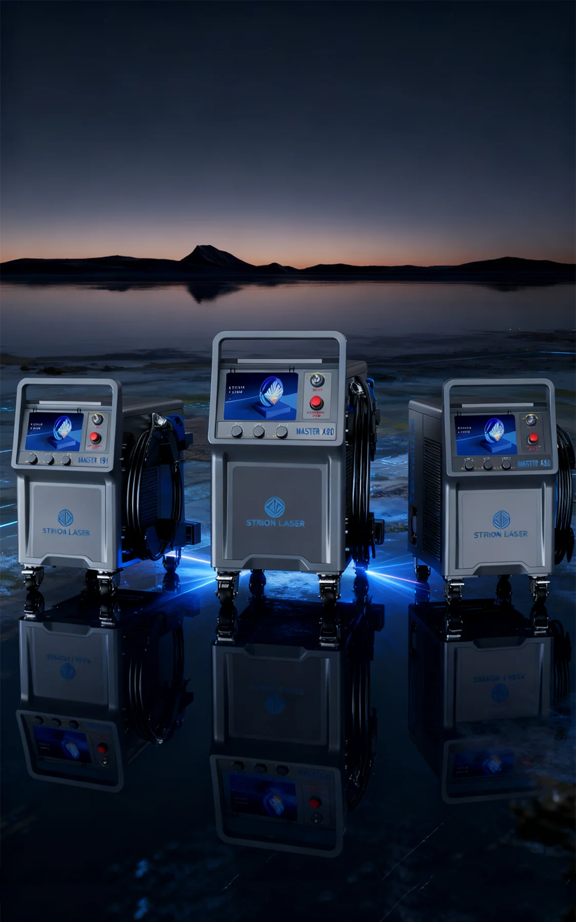 <p>Master X Series Handheld Welder</p> <p>Thick-Plate Welding. Multi-Function Control.</p>