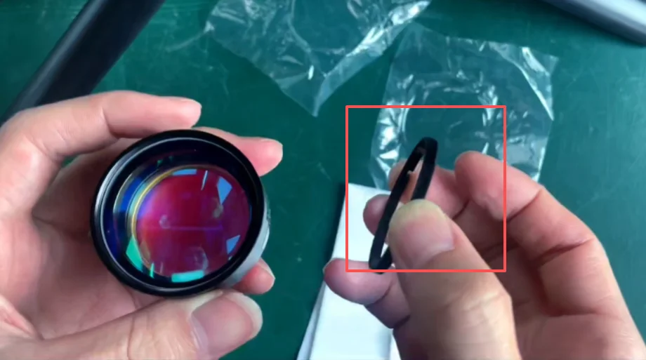 How to Replace the Protective Lens of a Laser Cleaning Machine | STR-iFOA Series Maintenance Guide | reattach ring1 1763460218