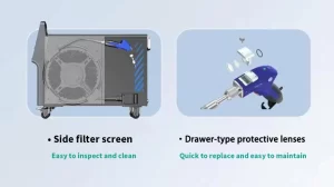 Drawer-type lens replacement photo