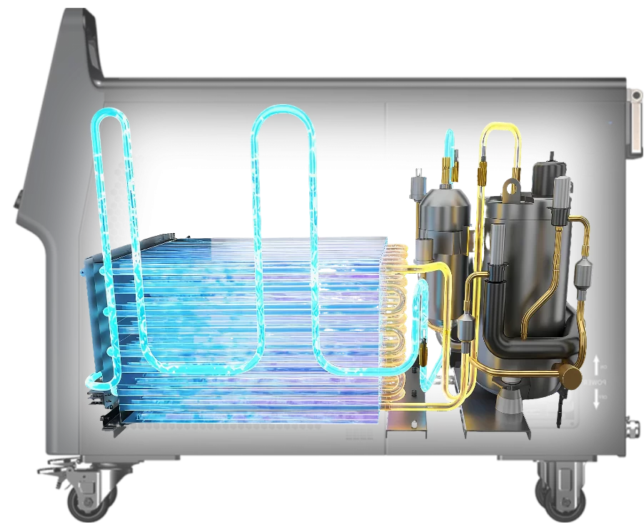 STRION LASER Master + Lite Series | New Benchmark for Stable Laser Welding Productivity | Sichuan Strongest Laser Technology Co., Ltd Cooling architecture / dual-loop diagram
