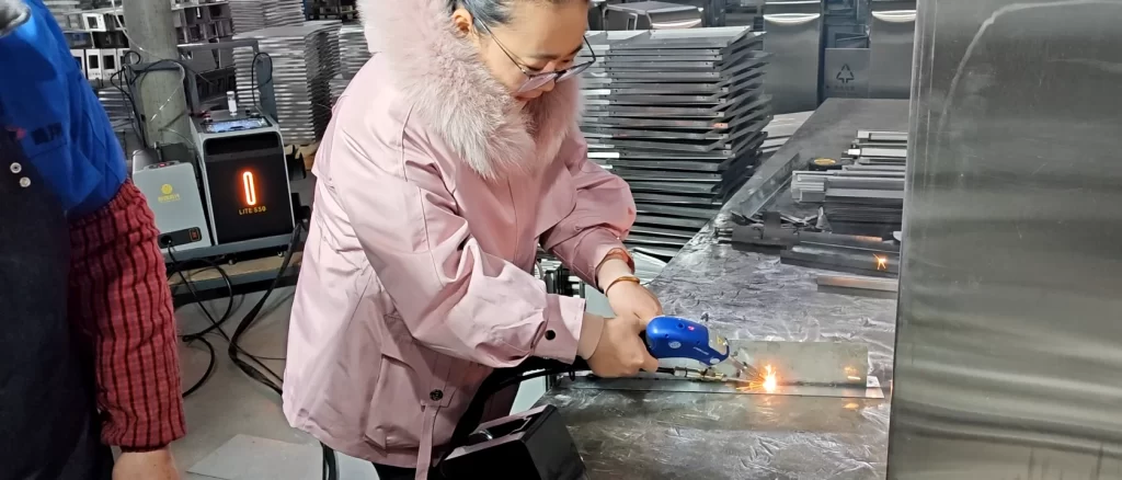 Stainless Steel Handheld Laser Welding: Parameters and Practical Tips | A stainless steel cookware factory in Zhejiang 1770197113