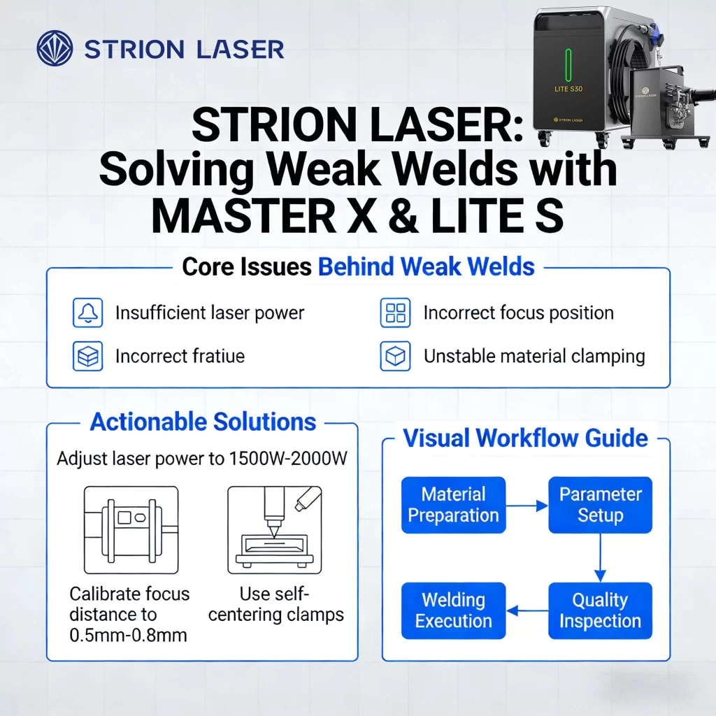 Why Your Laser Weld Is Not Strong Enough (And How to Improve It) | Typical weak weld defects 1774429661