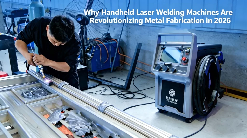 Handheld Laser Welding Machine: 4X Faster Metal Fabrication Solution in 2026 | STRION LASER | Handheld Laser Welding Machines Are Revolutionizing Metal Fabrication in 2026 1776849122