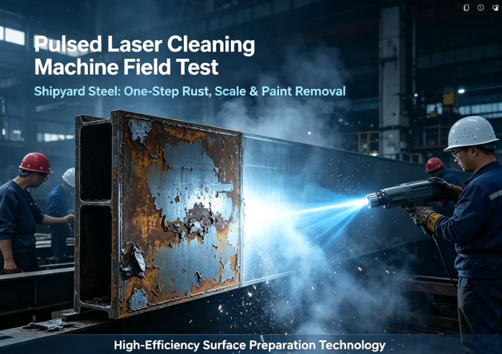 Home | Sichuan Strongest Laser Technology Co., Ltd Home | Laser Cleaning Machine Field Test for Shipyard Steel 1783504729