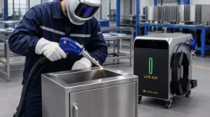 Handheld laser welding machine for stainless steel cabinet welding