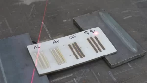 shielding gas test sample