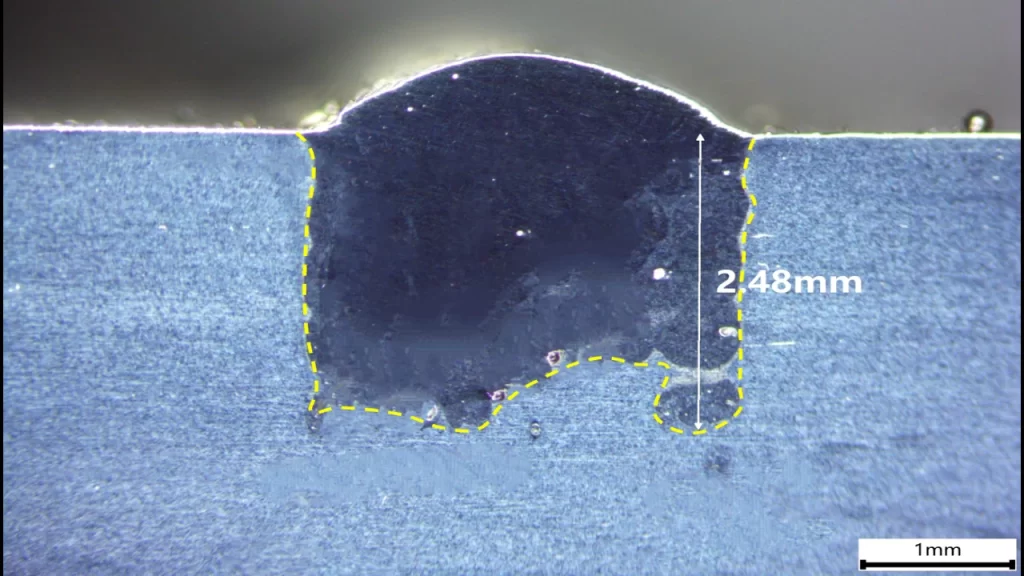 Fiber Core Diameter in Handheld Laser Welding Machine: 5mm Stainless Steel Test | Sichuan Strongest Laser Technology Co., Ltd 20 μm fiber core achieved approximately 2.48 mm penetration