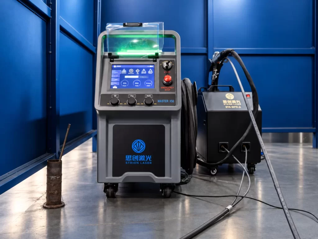 STRION LASER MASTER X handheld laser welding machine at the 2026 ARC Cup Welding Competition | Sichuan Strongest Laser Technology Co., Ltd STRION LASER MASTER X handheld laser welding machine at the 2026 ARC Cup International Welding Competition