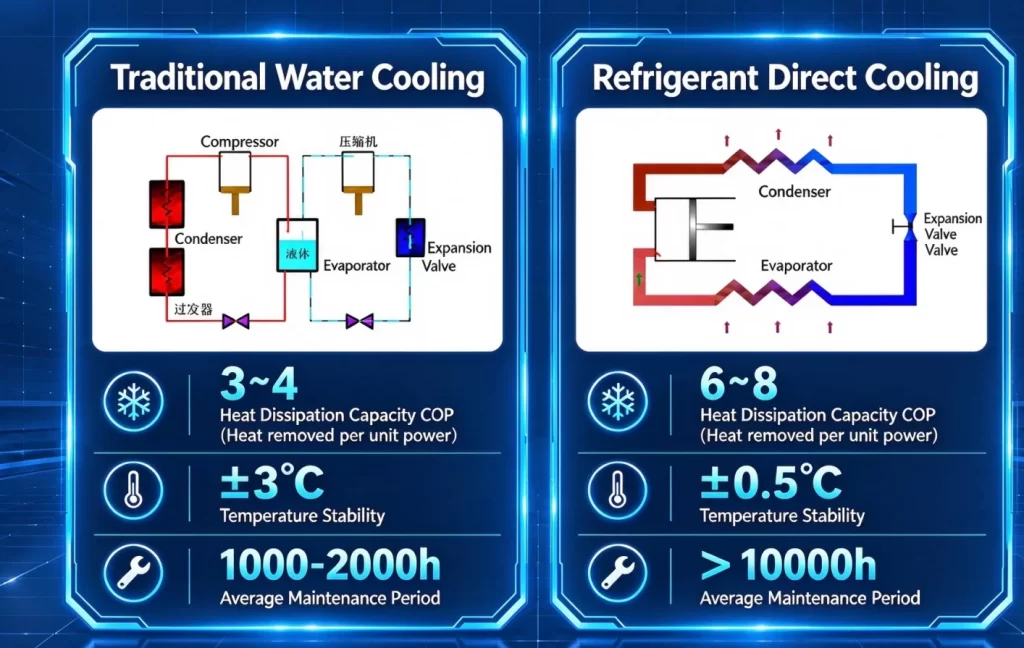 Handheld Laser Welding Machines Performance in Extreme Weather: Maintaining Stable Production | Sichuan Strongest Laser Technology Co., Ltd STRION Laser’s refrigerant-based direct cooling system allows for dynamic adjustment of cooling output